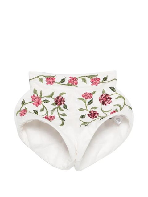 Agua By Agua Bendita Gatti Quebrada floral shorts - White - zdjęcie produktu nr 1
