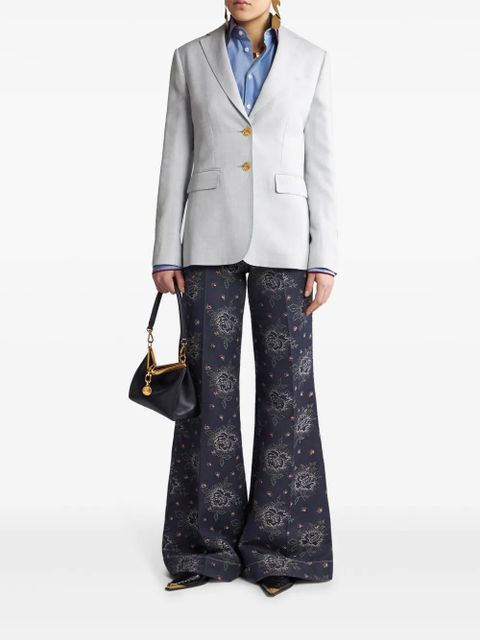 ETRO single-breasted blazer - Grey