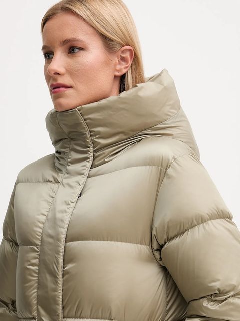 Hetrego kurtka puchowa KAREN kolor zielony zimowa 8P605