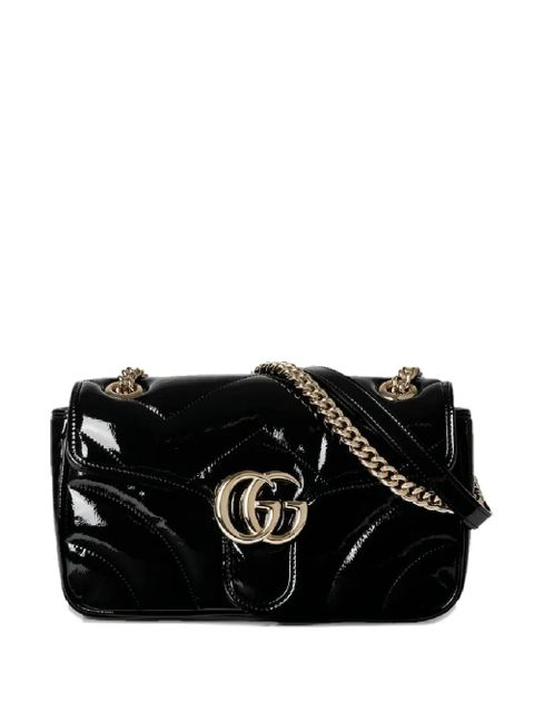 Gucci small GG Marmont shoulder bag - Black - zdjęcie produktu nr 1
