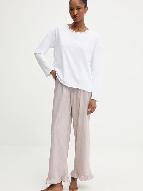 Answear.LAB piżama damska kolor beżowy