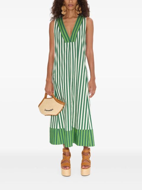Simon Miller Mar poplin midi dress - Green - zdjęcie produktu nr 2