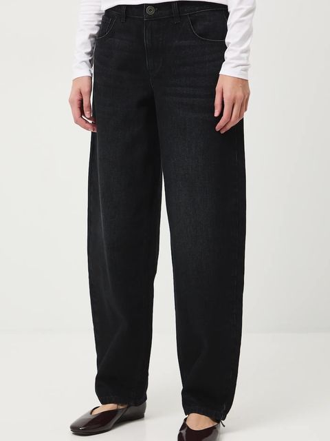 Medicine jeansy bawełniane damskie kolor czarny - zdjęcie produktu nr 2