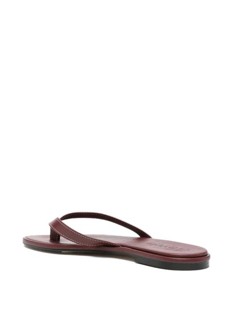 Aeyde contrast-stitch thong sandals - Red