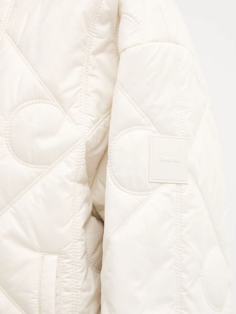 Calvin Klein Jeans kurtka dwustronna kolor beżowy przejściowa oversize LV044D511G