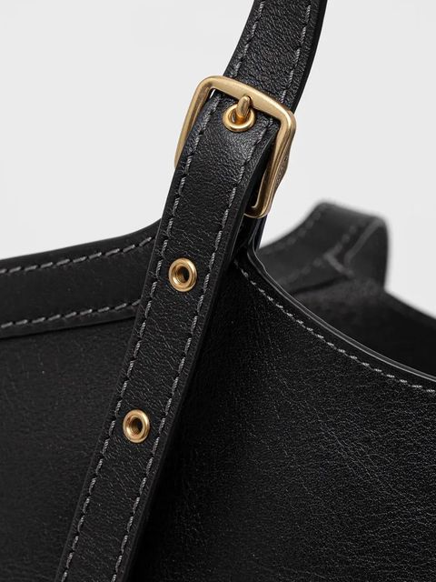 Coach torebka skórzana kolor czarny CAM00