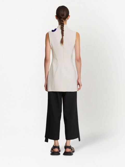Proenza Schouler cut-out sleeveless top - White - zdjęcie produktu nr 2