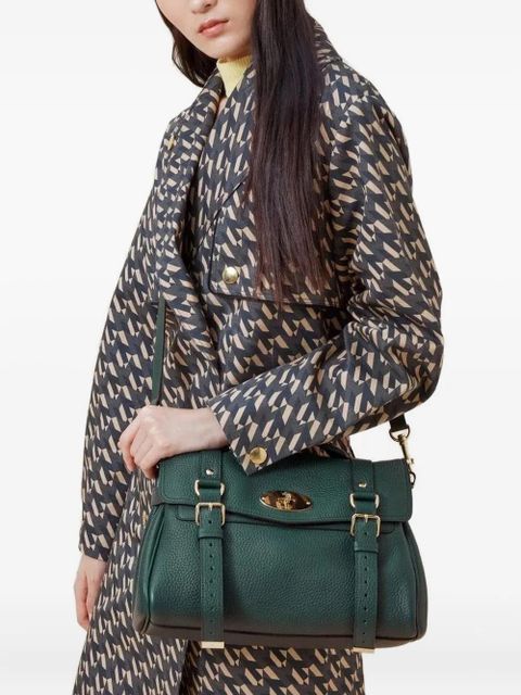 Mulberry Alexa braided-handle shoulder bag - Green - zdjęcie produktu nr 2