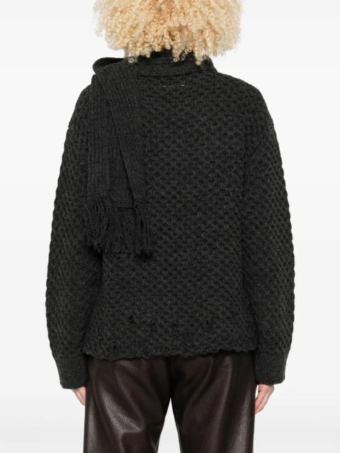MM6 Maison Margiela chunky-knit sweater - Grey
