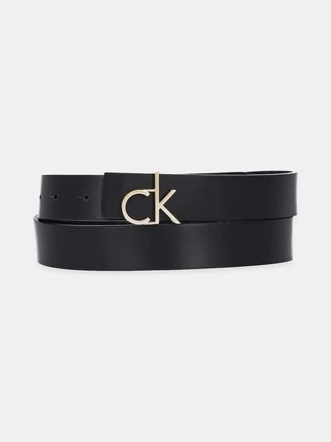 Calvin Klein pasek damski kolor czarny LV04F7038G