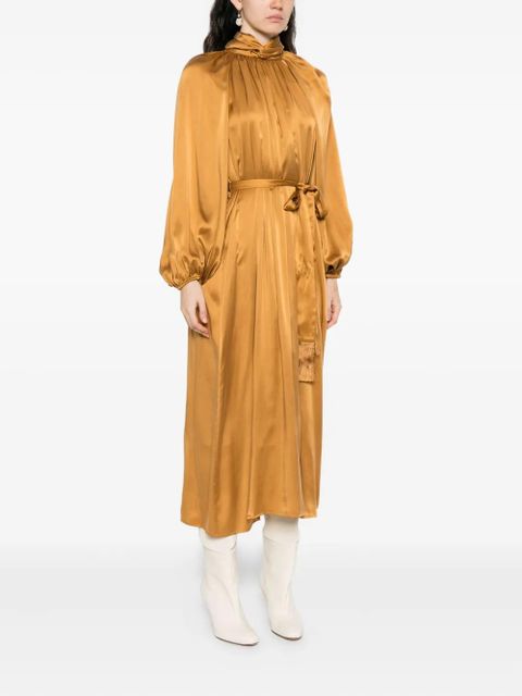 ZIMMERMANN Hypnotic Twist Sheath midi dress - Brown - zdjęcie produktu nr 2