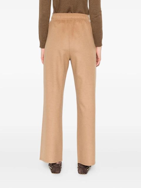 Weekend Max Mara virgin wool blend straight-leg trousers - Brown