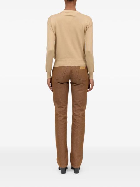 MM6 Maison Margiela V-neck buttoned cardigan - Neutrals