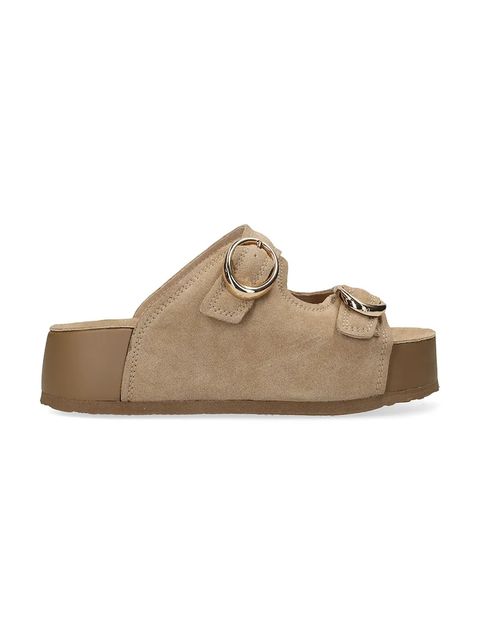 Mexx klapki damskie zamszowe TULAYA SCARLETT Sandal - zdjęcie produktu nr 1