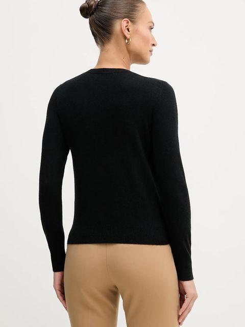 Sisley sweter damski kolor czarny lekki 102HM100F