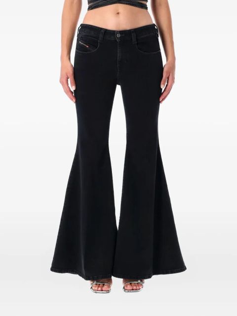 Diesel 1970 D-bleess flared cotton jeans - Black - zdjęcie produktu nr 1