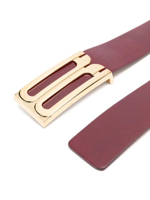 Victoria Beckham Jumbo Frame belt - Red