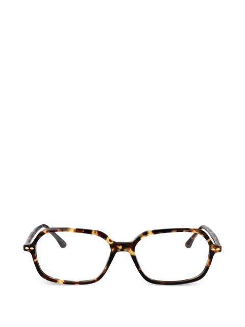 Isabel Marant Eyewear geometric glasses - Brown - zdjęcie produktu nr 1
