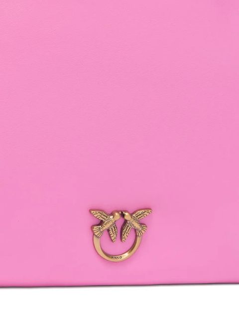 PINKO Love Bird-embellished leather bag