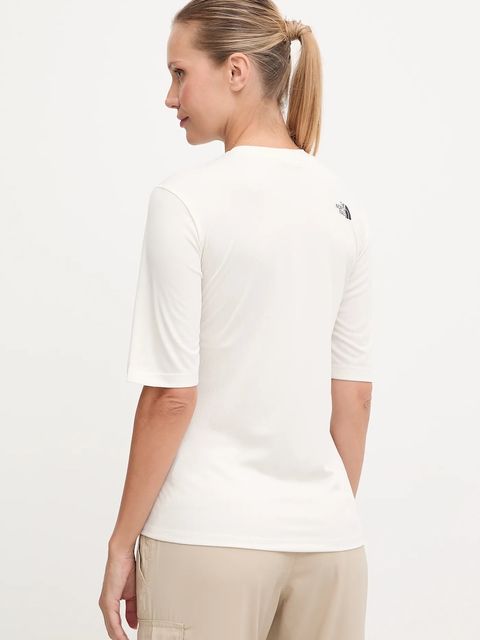 The North Face t-shirt sportowy Shadow damski kolor beżowy NF0A8E1DQLI1 - zdjęcie produktu nr 2