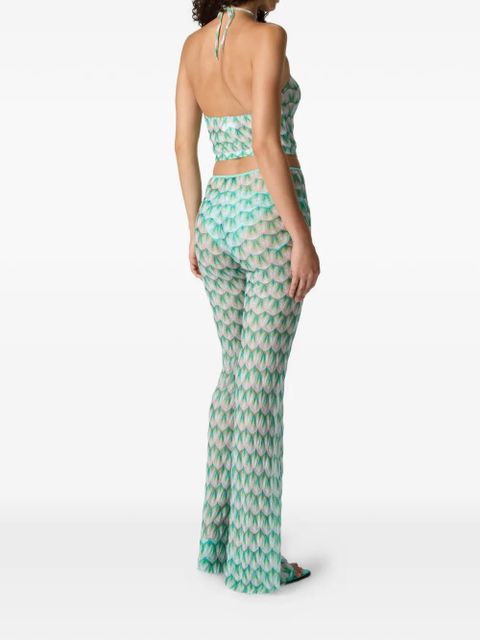 Missoni halterneck patterned top - White