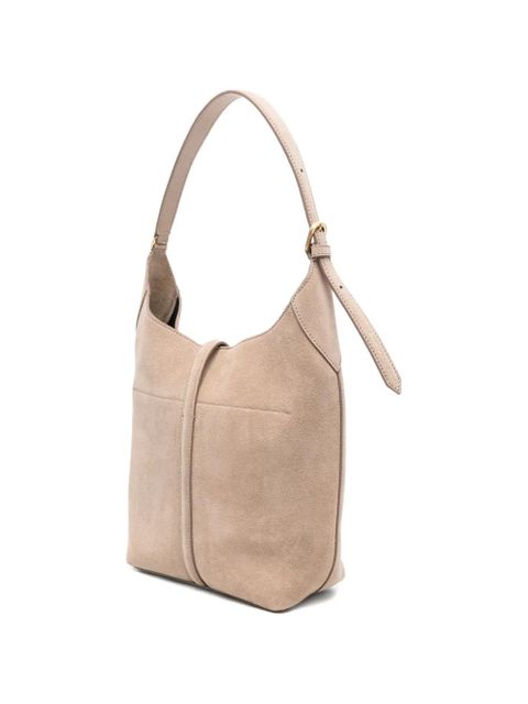 DeMellier Siena suede bucket bag - Neutrals
