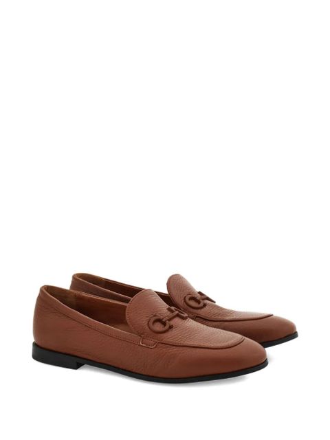 Ferragamo Gancini buckle loafers - Brown - zdjęcie produktu nr 2