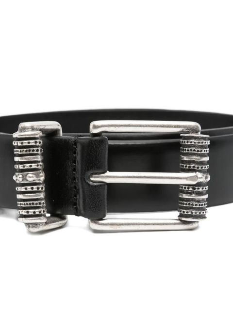Ba&Sh buckle leather belt - Black