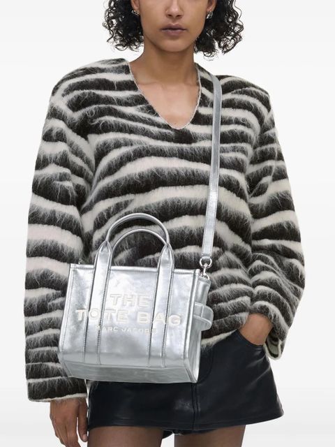 Marc Jacobs The Small Metallic Tote bag - Silver - zdjęcie produktu nr 2