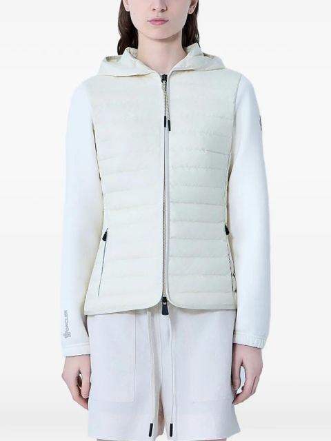 Moncler Grenoble hooded quilted jacket - Neutrals - zdjęcie produktu nr 1