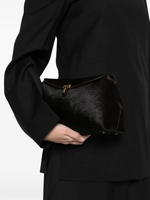 TOTEME t-lock-detail clutch - Red