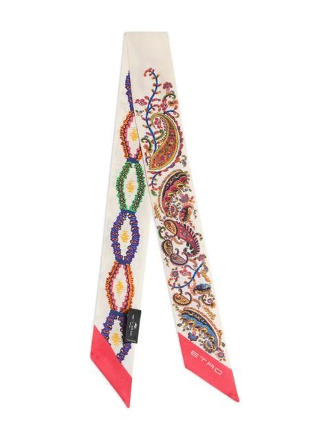 ETRO paisley floral silk scarf - Neutrals - zdjęcie produktu nr 1