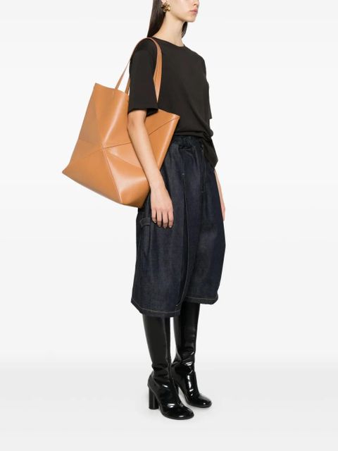 LOEWE XL Puzzle Fold tote bag - Neutrals