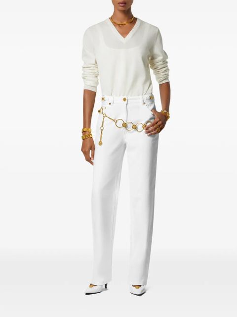 Versace V-neck sweater - White - zdjęcie produktu nr 2