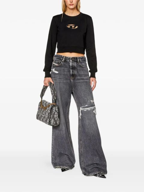 Diesel logo-detail sweatshirt - Black - zdjęcie produktu nr 2