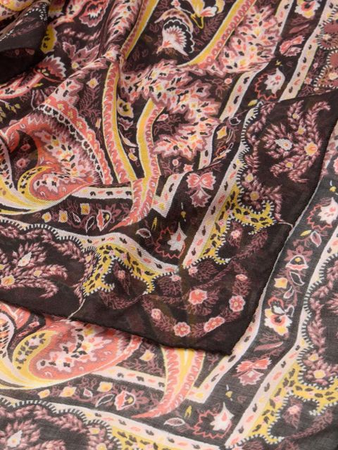 ETRO paisley-print scarf - Brown - zdjęcie produktu nr 2
