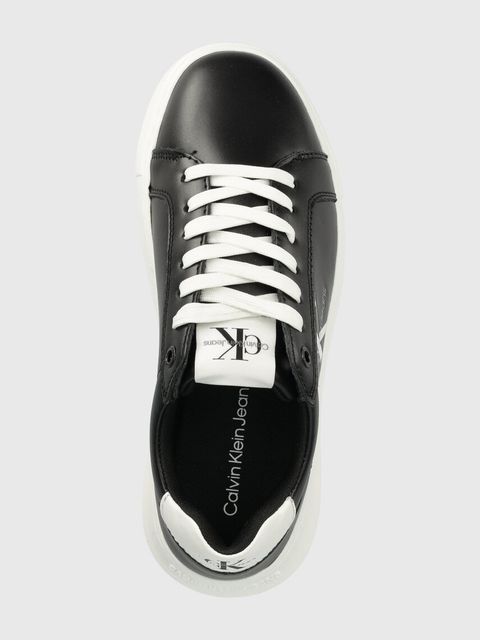 Calvin Klein Jeans sneakersy skórzane YW0YW00823 CHUNKY CUPSOLE MONOLOGO W