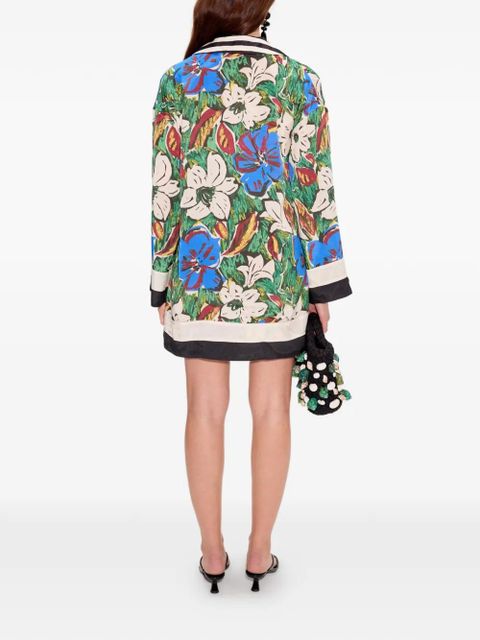 Simon Miller Diaz floral-print mini dress - Green