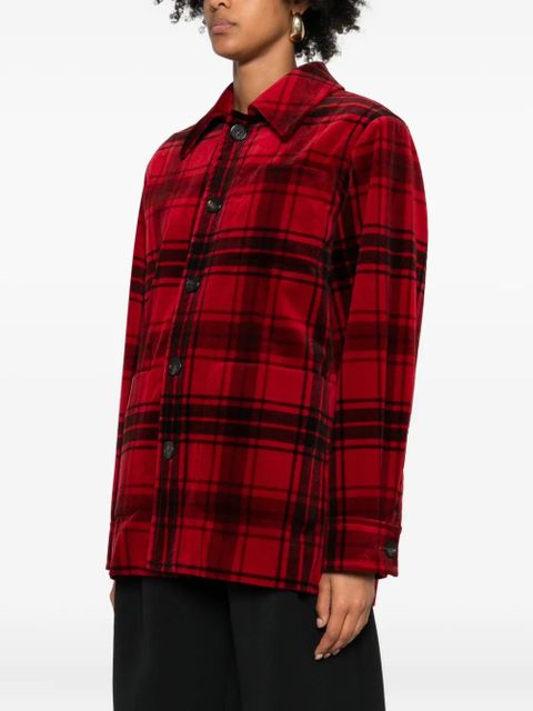 Saint Laurent checked jacket - Red