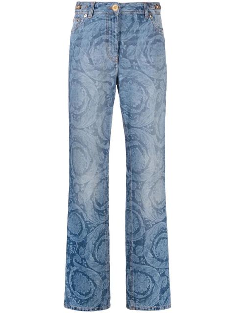 Versace Barocco straight-leg jeans - Blue - zdjęcie produktu nr 1