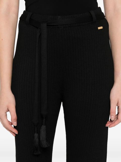 TOM FORD rose detail trousers - Black