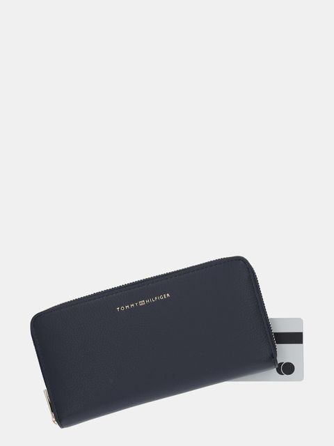 Tommy Hilfiger portfel damski kolor granatowy AW0AW18125 - zdjęcie produktu nr 2
