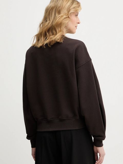 La Mania bluza CREMA damska kolor brązowy gładka CREMA