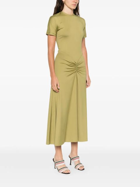 Victoria Beckham Blaire short-sleeve midi dress - Green