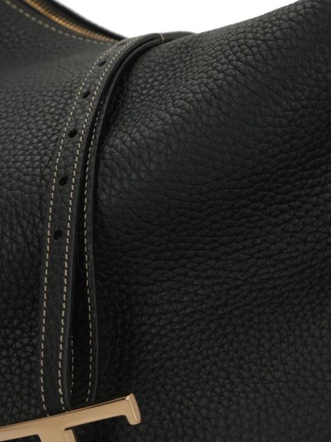 Tod's medium T Timeless leather shouder bag - Black