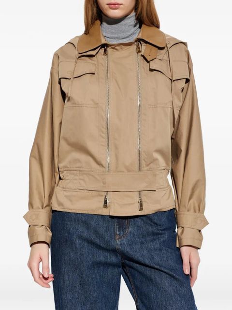 FENDI logo-detail jacket - Neutrals
