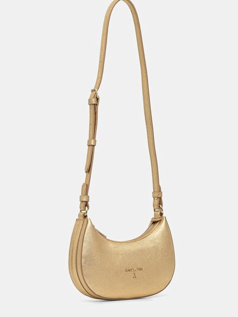 Patrizia Pepe torebka skórzana kolor złoty 8B0309 L138 - zdjęcie produktu nr 2