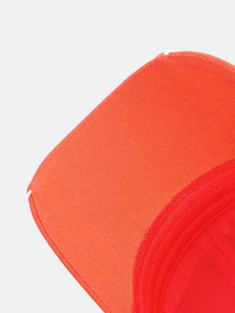 Patrizia Pepe czapka z daszkiem bawełniana kolor pomarańczowy 8F0111 AB01