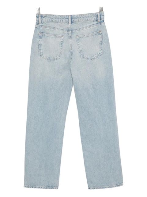 Reformation CHARLEE low rise straight leg jeans - Blue
