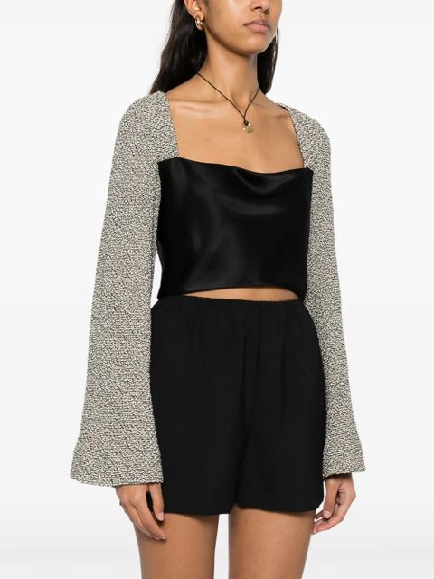 Nanushka Tasula crop top - Black